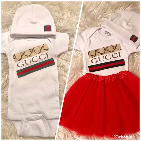 gucci baby girl hat|Gucci newborn outfit.